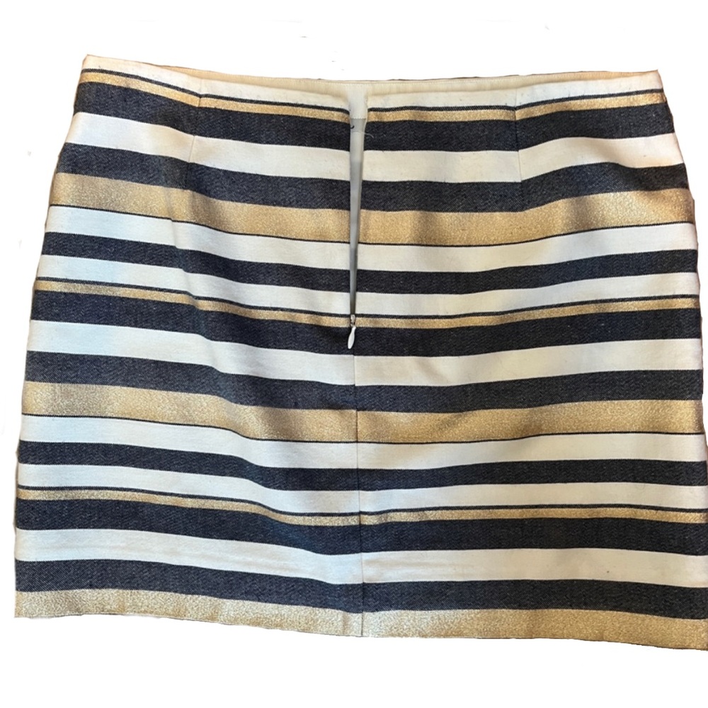 J Crew Shiny Mini Skirt sz 8 - Picture 3 of 9
